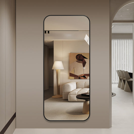 Stort helfigurspejl 180 cm i højden og 80 cm i bredden