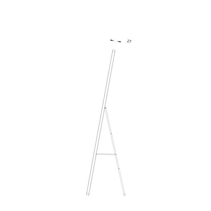 Helfigur Spejl med LED-lys 65x165 cm til både gulv og væg
